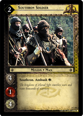 FOIL 4C254 - Southron Soldier - Click Image to Close