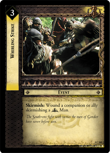 FOIL 4C260 - Whirling Strike - Click Image to Close