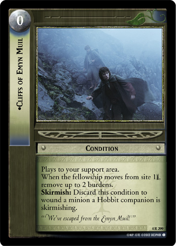 FOIL 4R299 - Cliffs of Emyn Muil - Click Image to Close