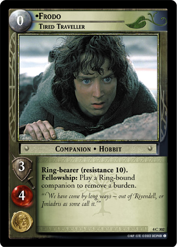 4C302 - Frodo, Tired Traveller - Click Image to Close