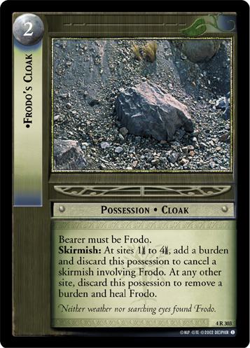 [Poor Condition] 4R303 - Frodo's Cloak - Click Image to Close