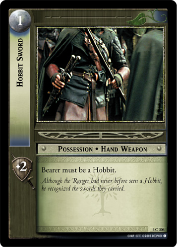 FOIL 4C306 - Hobbit Sword - Click Image to Close