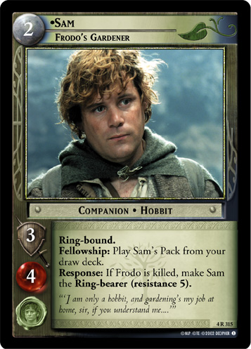 FOIL 4R315 - Sam, Frodo's Gardener - Click Image to Close