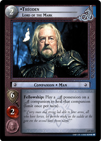 4P365 - Theoden, Lord of the Mark - Click Image to Close