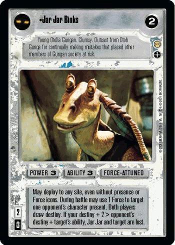 FOIL - Jar Jar Binks - Click Image to Close