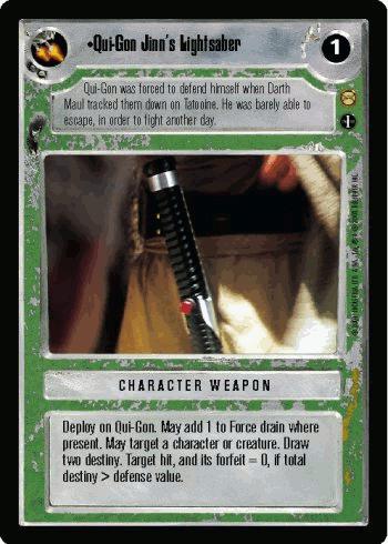 Qui-Gon Jinn's Lightsaber (AI) - Click Image to Close