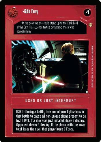 Sith Fury - Click Image to Close