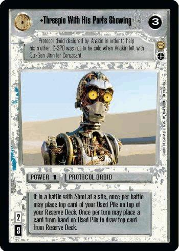 FOIL - Threepio With His Parts Showing (AI) - Click Image to Close