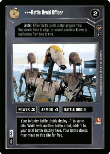 Battle Droid Officer - Click Image to Close