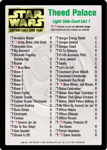 Light Side Card List - Click Image to Close