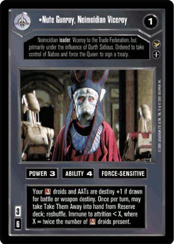 Nute Gunray, Neimoidian Viceroy - Click Image to Close