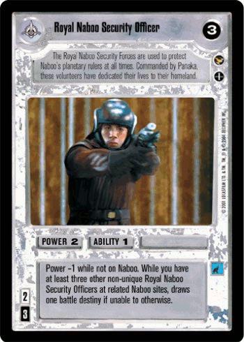 Royal Naboo Security Officer - Click Image to Close